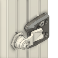 52-010-3 MODULAR SOLUTIONS DOOR PART<BR>30 SERIES CAM LATCH DOOR STOP W/HARDWARE